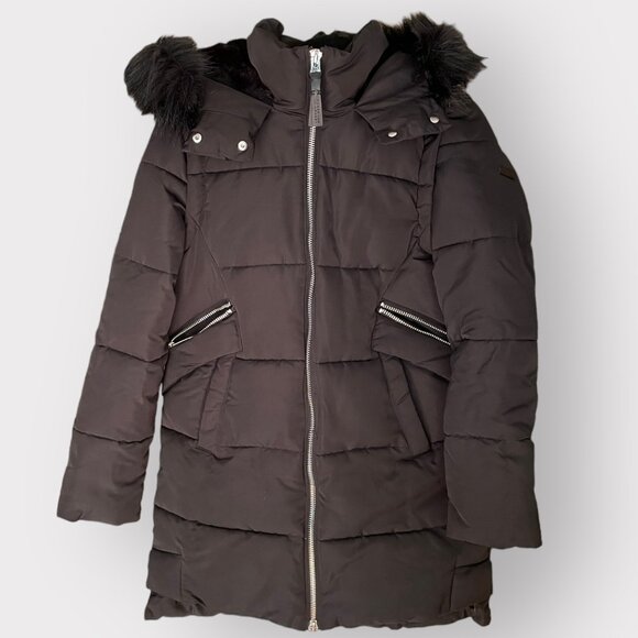 10 Crosby Derek Lam Jackets & Blazers - Derek Lam 10 Crosby Women's Size S Black Faux Fur Lined Convertible Coat/Vest